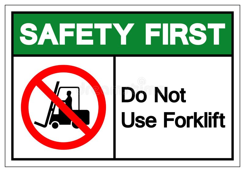 Forklift Safety Sign Stock Illustrations 939 Forklift Safety Sign Stock Illustrations Vectors Clipart Dreamstime
