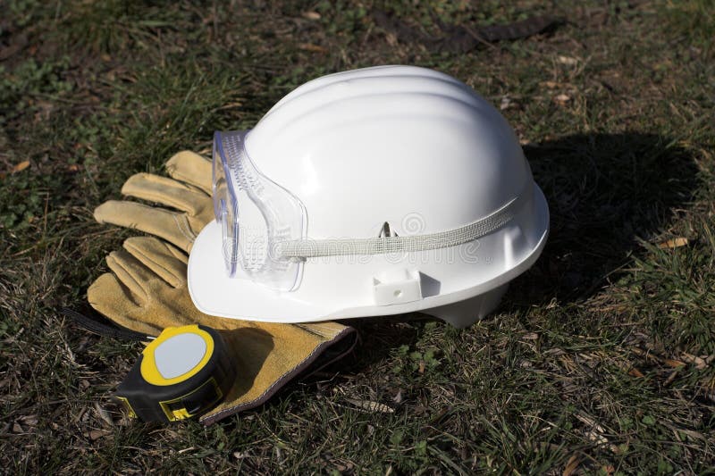 Safety gear stock photo. Image of accident, health, head 8120392