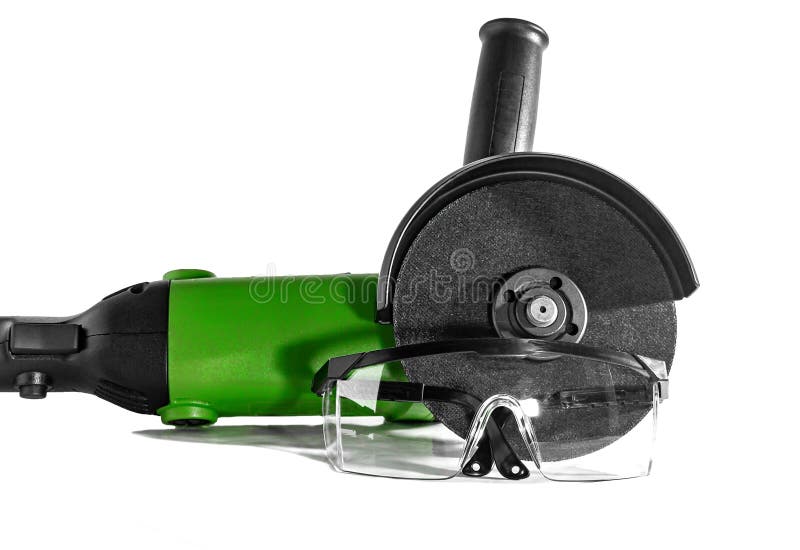 Safety Glasses and an Angle Grinder Stock Image Image of abrasive