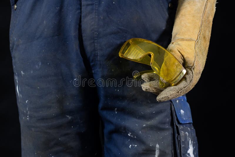 Safety Glasses for Construction Workers and Locksmiths. Protective