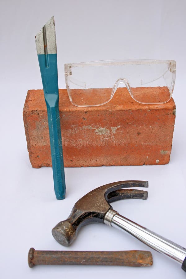 Safety goggles. stock photo. Image of accident, cement 11969198