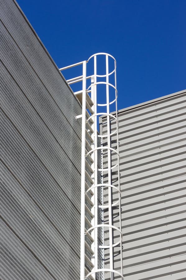 Fire Emergency Escape Ladder Stock Image Image of apartment, design