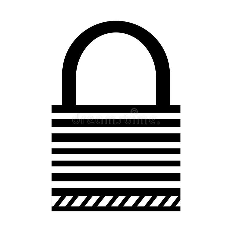 Safety lock icon stock illustration. Illustration of keyhole 73302702