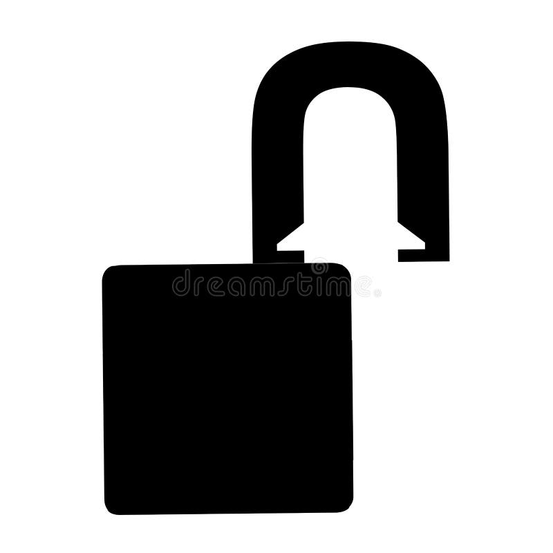 Safety lock icon image stock vector. Illustration of padlock 79536077