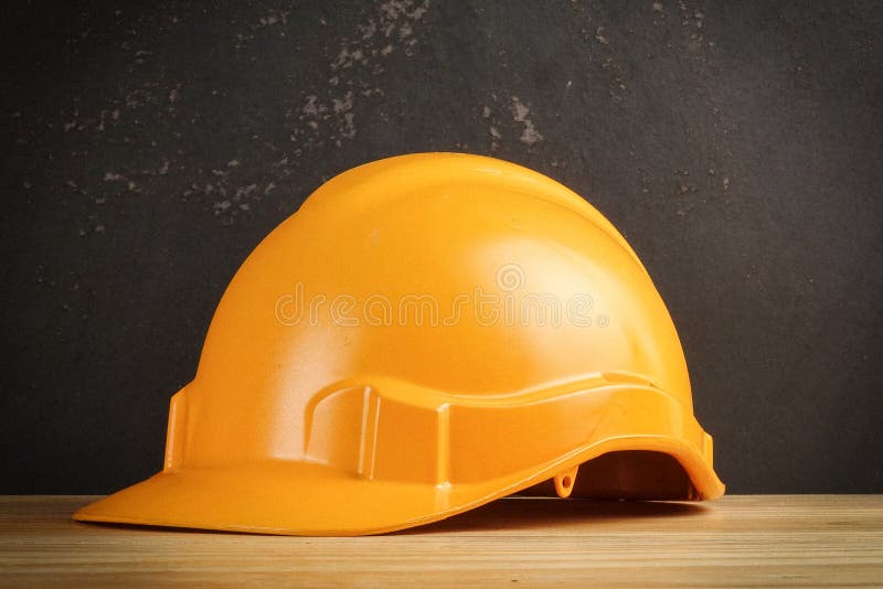 Safety Personal Protective EquipmentPPE on a rustic black background. stock images