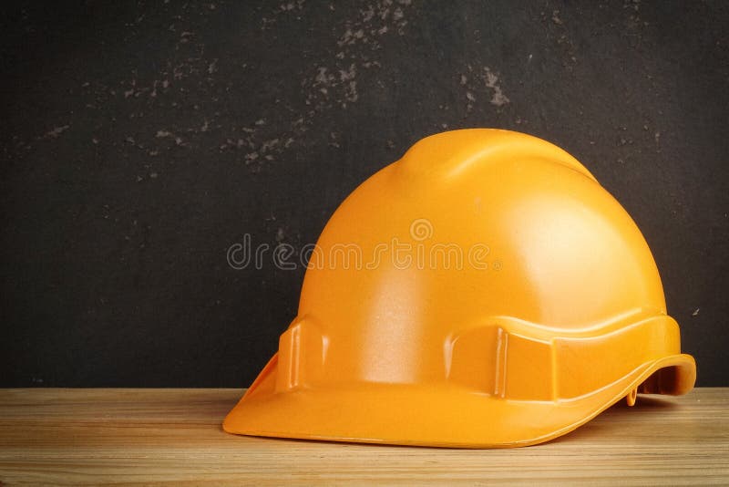 Safety Personal Protective EquipmentPPE on a rustic black background. stock photos