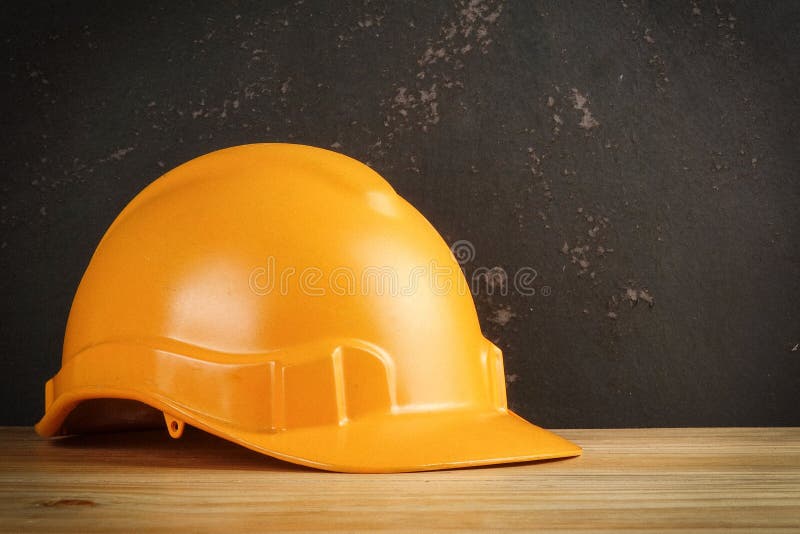 Safety Personal Protective EquipmentPPE on a rustic black background. royalty free stock photography