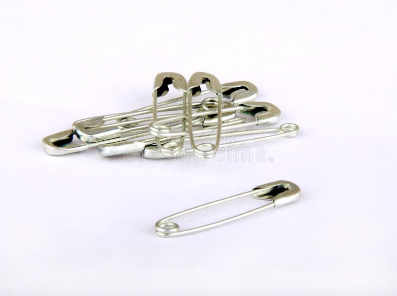 Safety pin stock photography