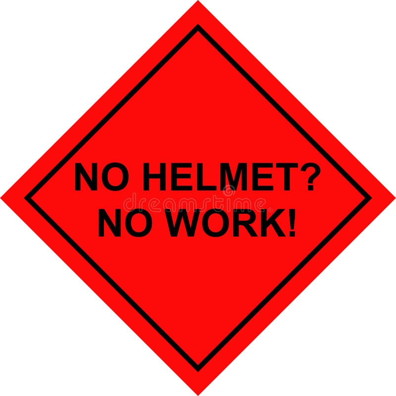 Safety placard stock illustration Safety placard stock illustration