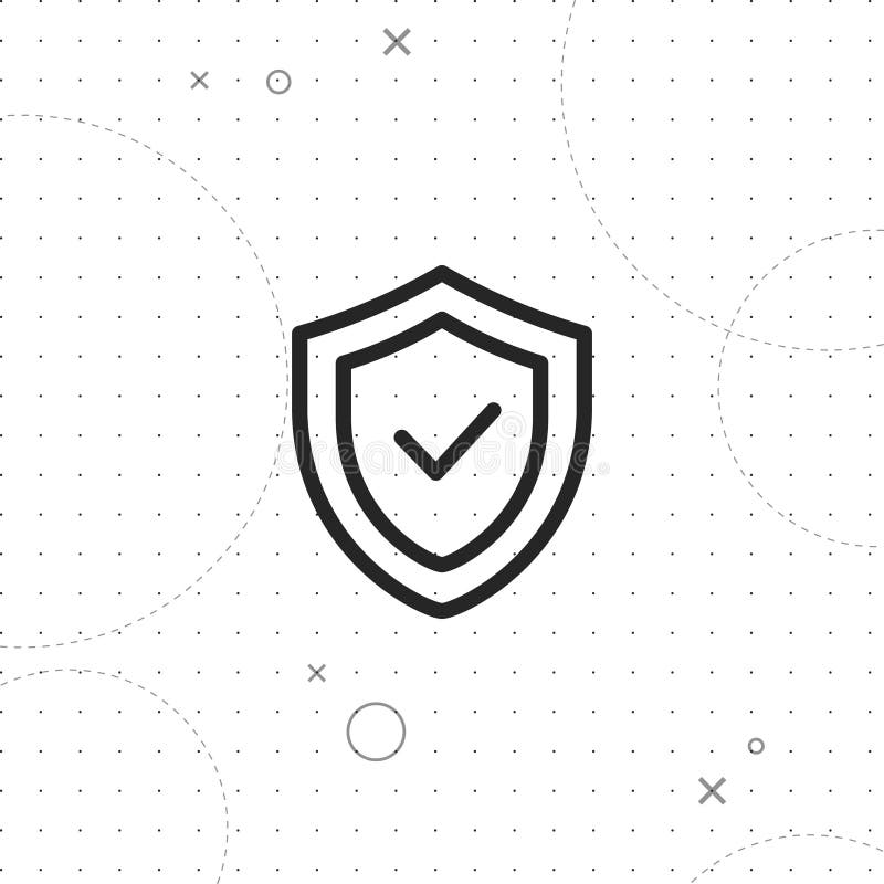 Safety, Security Vector Icon Stock Vector Illustration of element