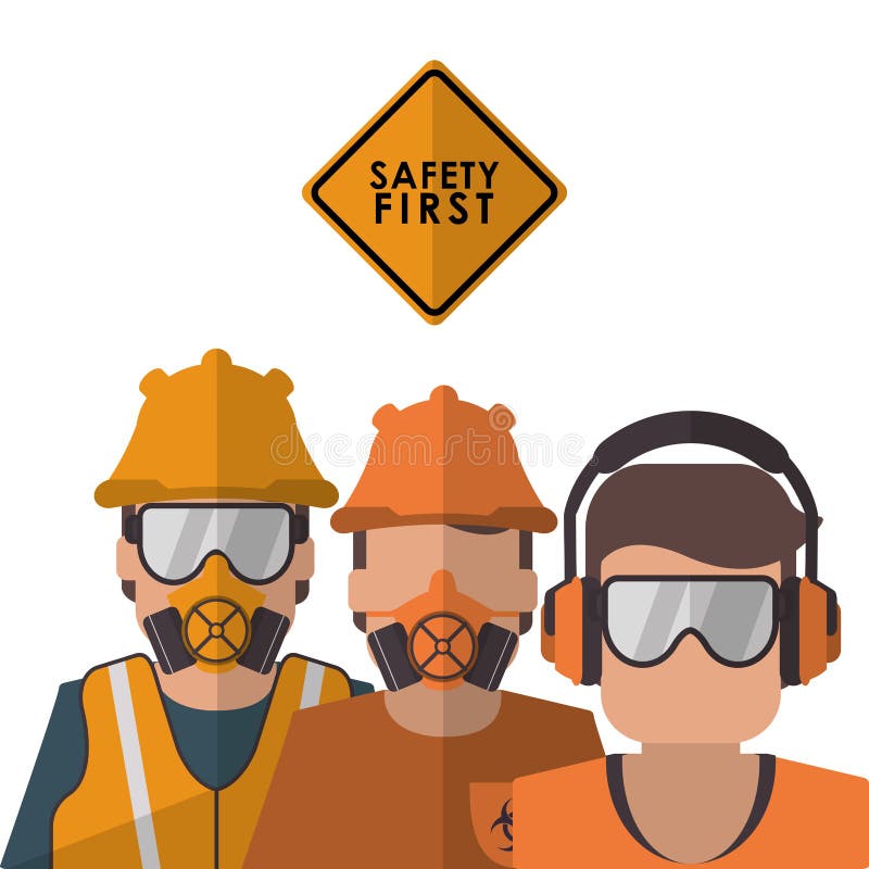Safety at work icon design vector illustration Safety at work icon design vector illustration