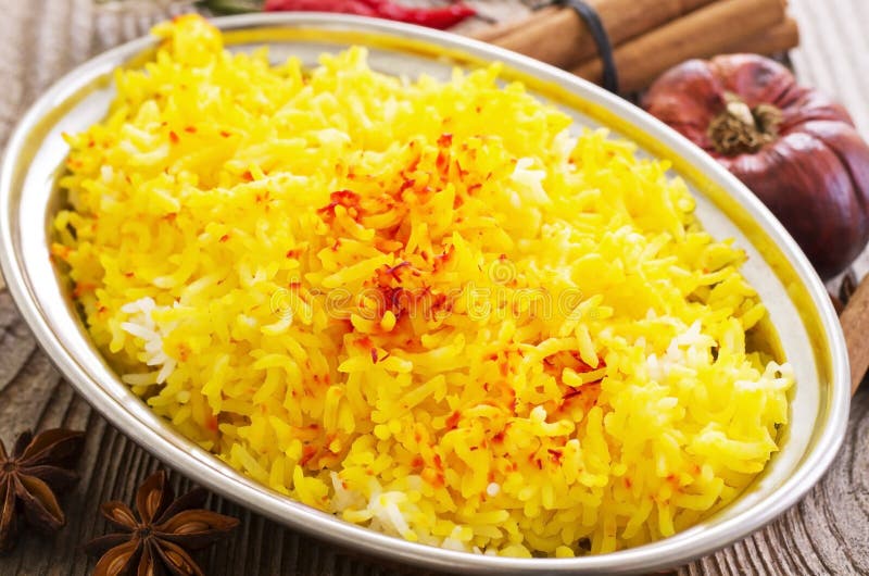 Safran-Reis stockfoto. Bild von iranisch, korn, notwendigkeiten - 38906618