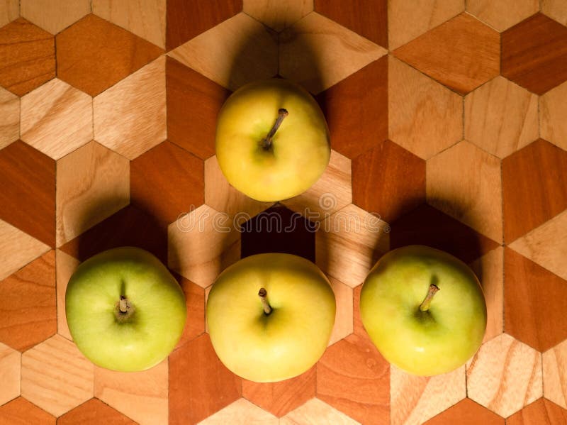 Green and red apples with slices isolated on white background. top. Green and red apples with slices isolated on white background. top