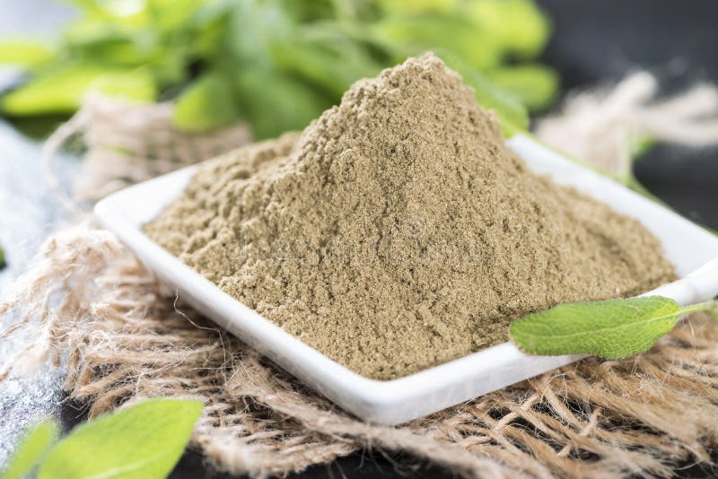 Sage Powder photo stock. Image du normal, centrale, sauge 38936070