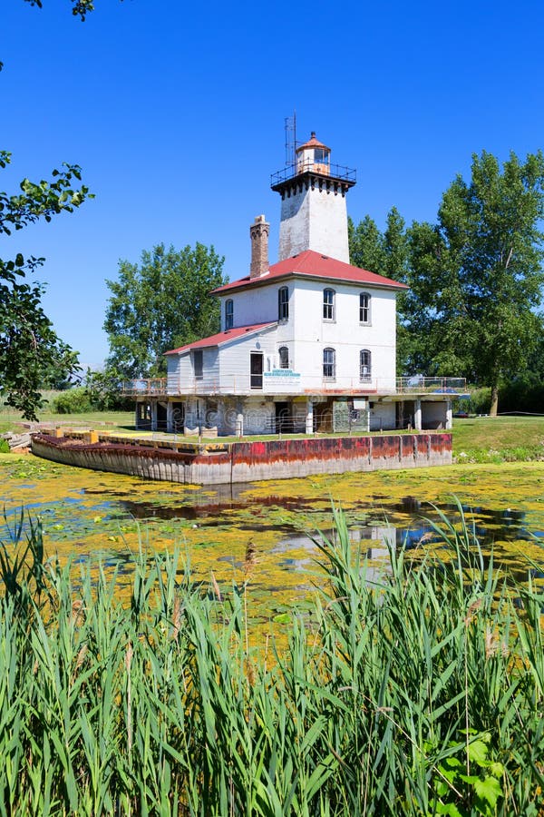 Saginaw River Rear Range Light Station - Michigan