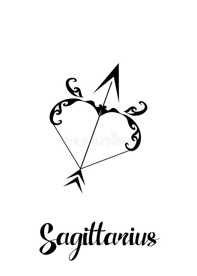 Sagittarius stock vector. Illustration of divination - 48138000