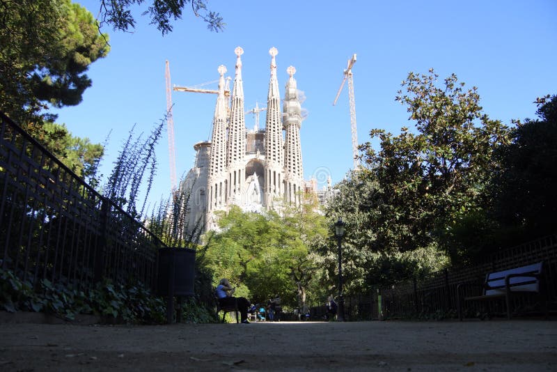Sagrada Familia - Barcellona, catalano immagini stock Sagrada Familia - Barcellona, catalano immagini stock