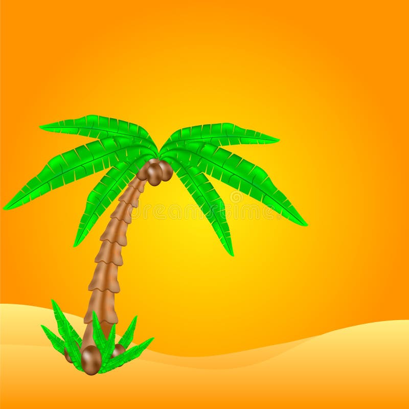Sahara desert royalty free illustration