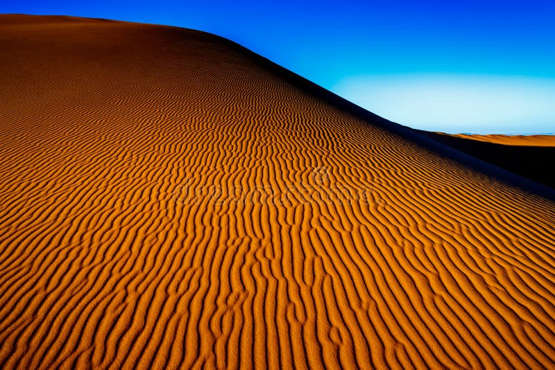 Arena de desierto en Marruecos,.