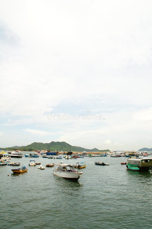Sai Kung Pier, Hong Kong royalty free stock photos Sai Kung Pier, Hong Kong royalty free stock photos