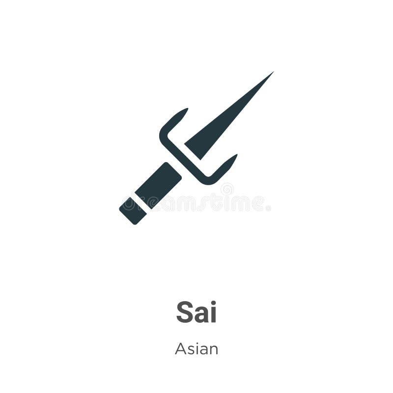 Sai Knife Weapon Vector Icon Cartoon Illustration. Royalty Free SVG,  Cliparts, Vectors, And Stock Illustration. Image 178383462.
