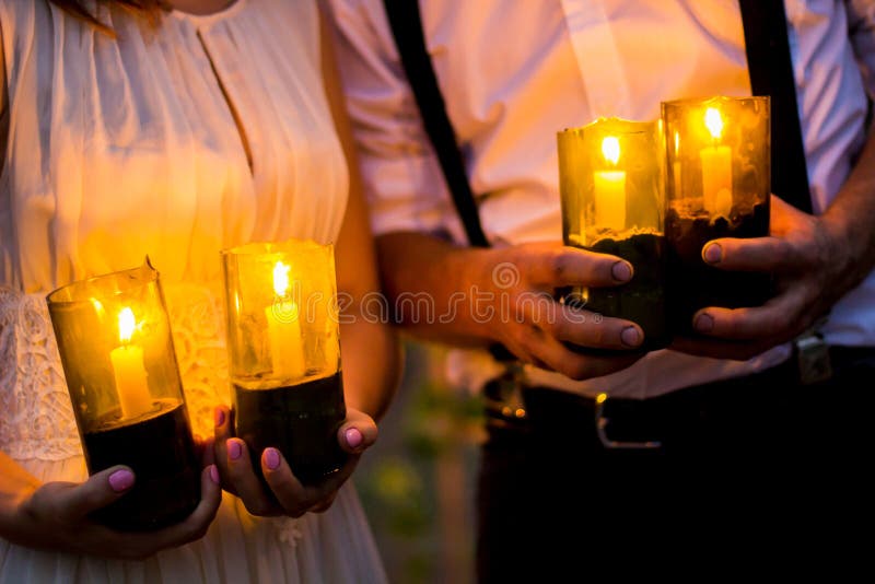 She said Yes. wedding story. candles in the night