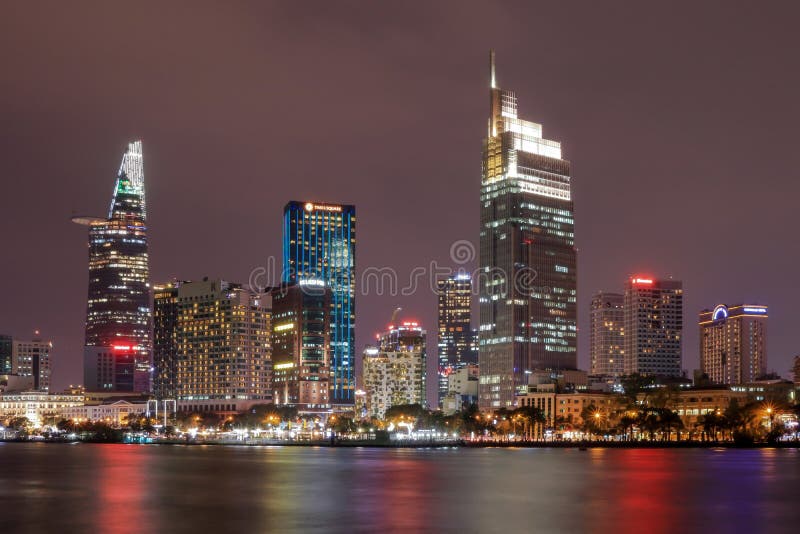 Saigon flod, Ho Chi Minh City, Vietnam royaltyfri fotografi Saigon flod, Ho Chi Minh City, Vietnam royaltyfri fotografi