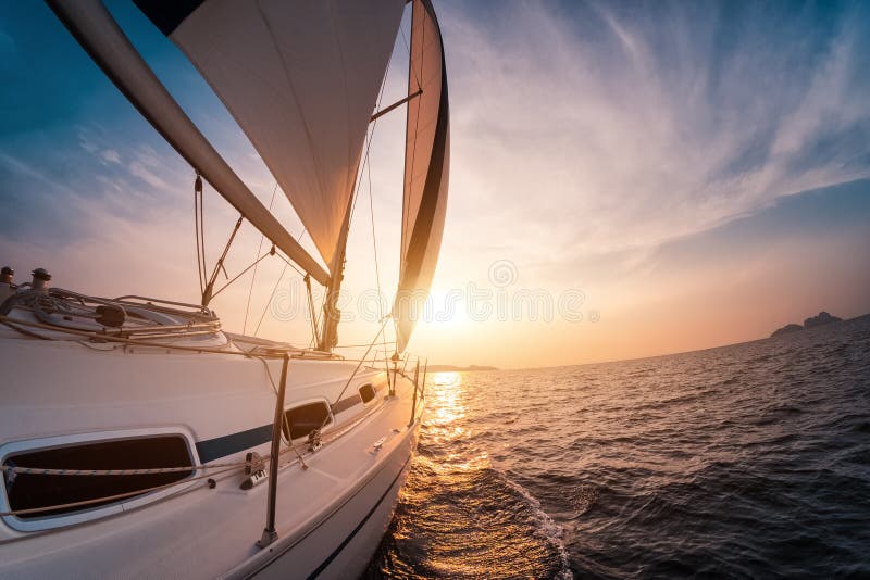 Sail boat royalty free stock photos