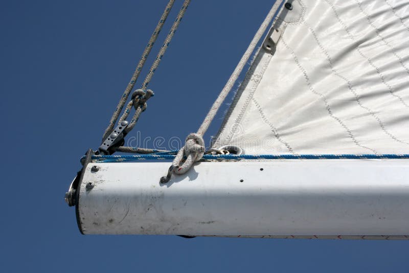 sailboat boom stock images - image: 5528974