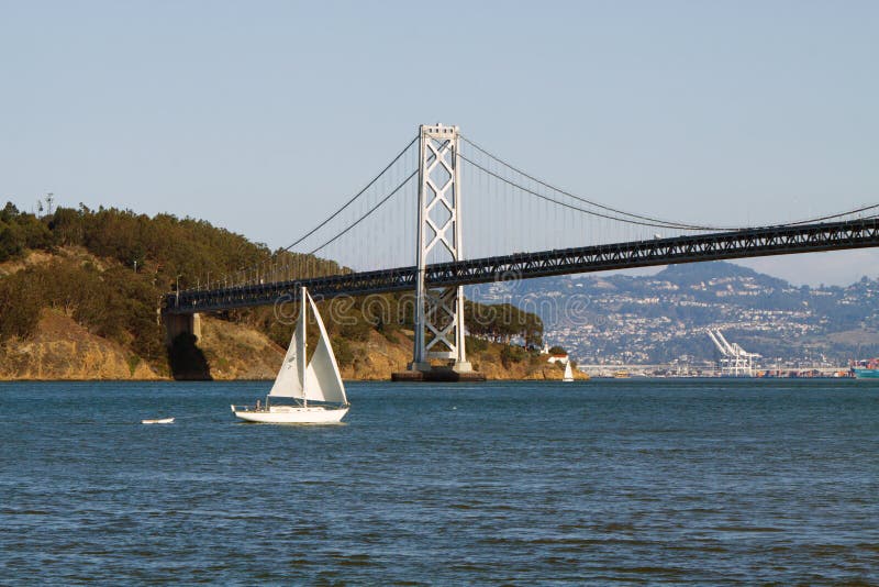 Sailboat and bridge