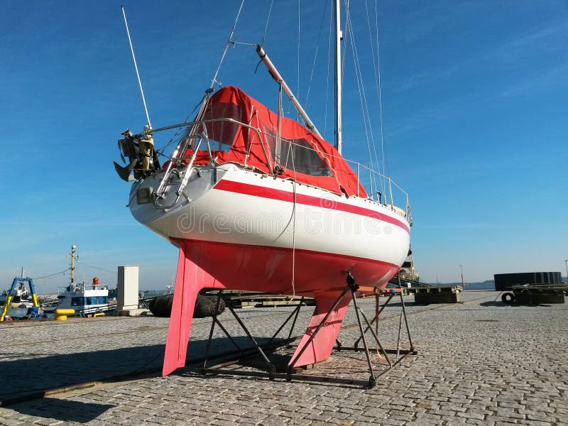 dry dock sailboat