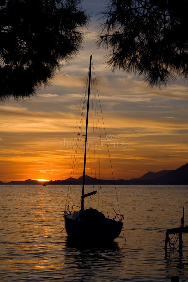 Sailboat at Sunset