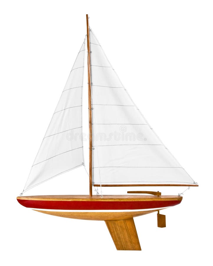 Sailboat Toy stock image. Image of boat, white, sailboat ...