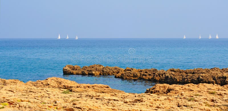 Sailboats on the Adriatic, Italy