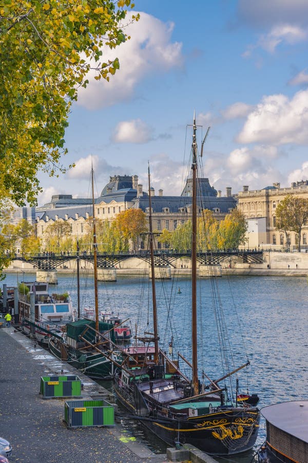 sailboats on the seine