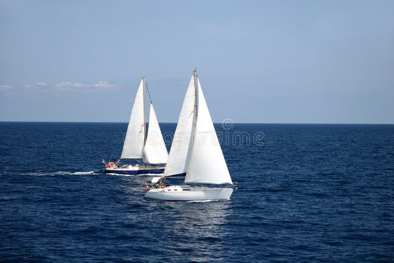 Sailing Boats stock photo