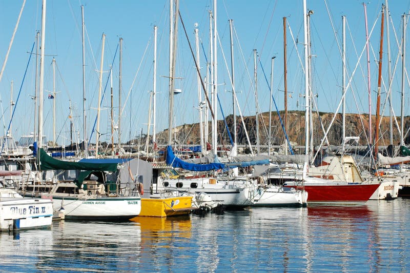 Sailing Boats at Coffs Harbour Jetty