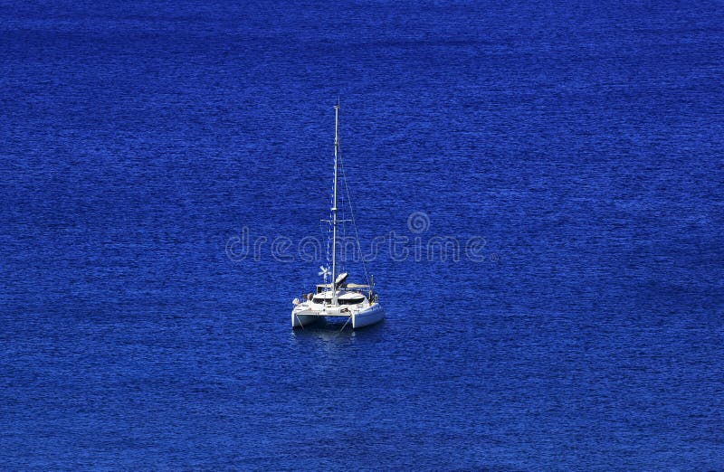 Sailing catamaran