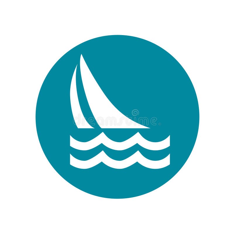 Sailing Icon No. 4 royalty free illustration Sailing Icon No. 4 royalty free illustration