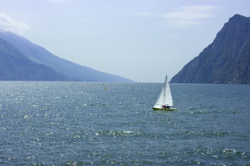 Sailing on Lake Garda