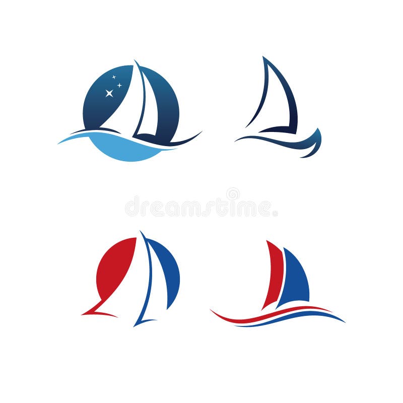 Sailing Logo Design Vector vector illustration