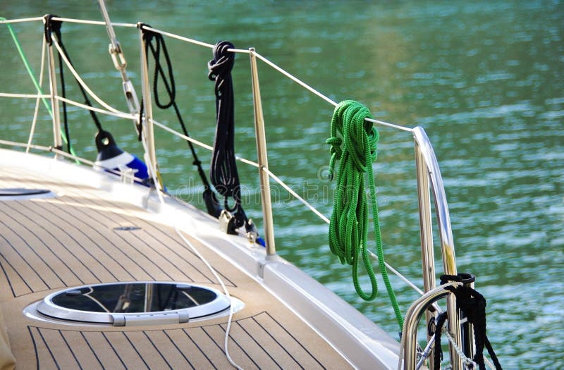 Ropes and rigging stock photo. Image of maritime, blue 21811188