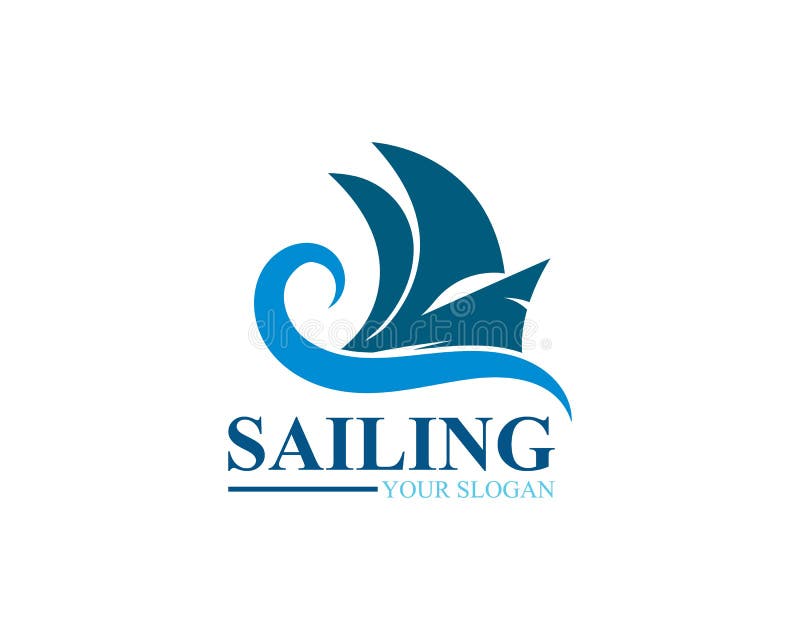 Sailing Ship Logo Template Vector Icon Illustration Design Stock ...
