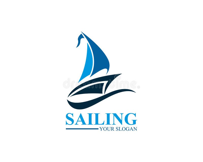 Sailing Ship Logo Template Vector Icon Illustration Design Stock ...