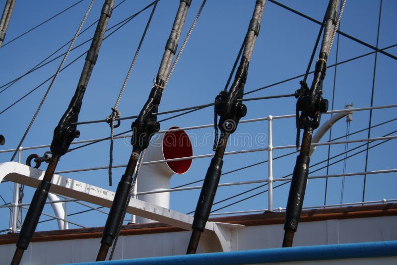 Sailing Ship's Lines Picture. Image 1078317