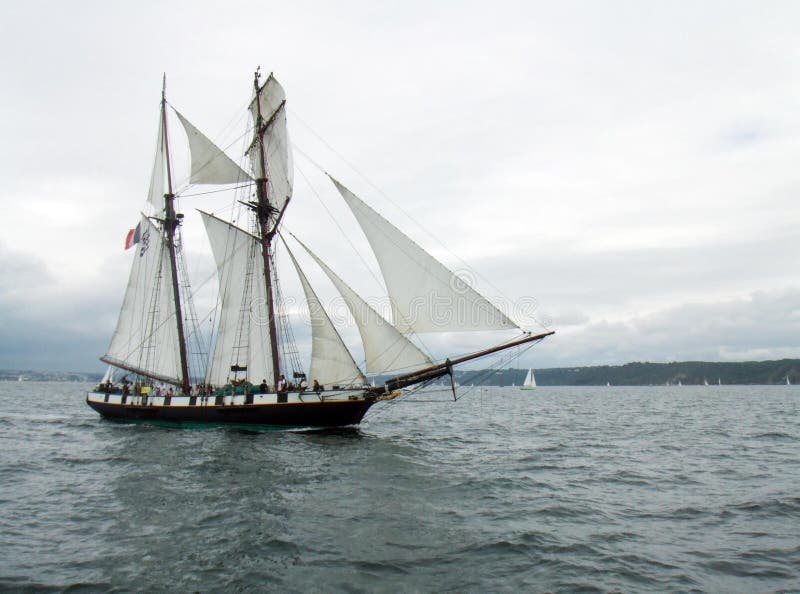 Sailing Ship, Tall Ship, Schooner, Brigantine Picture. Image 122828603