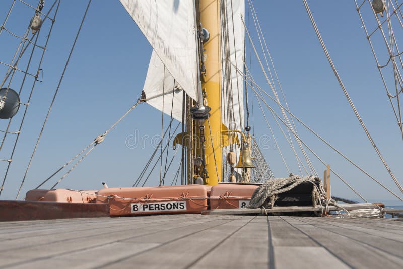 Sailing vessel sail stock image. Image of life, tackle 66030199