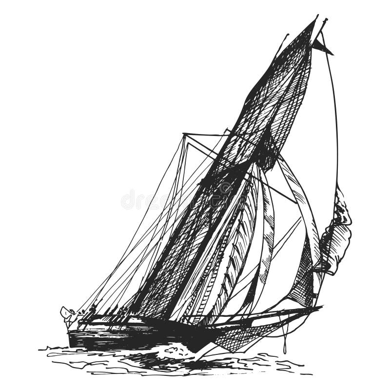 18593 Yacht Sketches Images Stock Photos  Vectors  Shutterstock