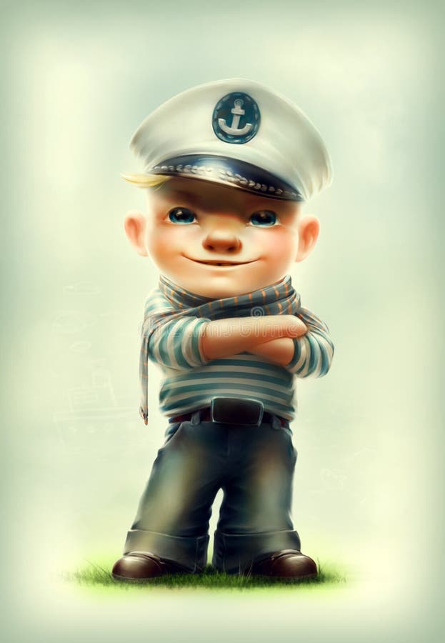 Sailor Boy royalty free illustration Sailor Boy royalty free illustration