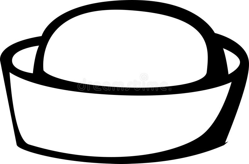 Sailor Hat Vector Illustration Stock Vector Illustration of mariner, headwear 6109976